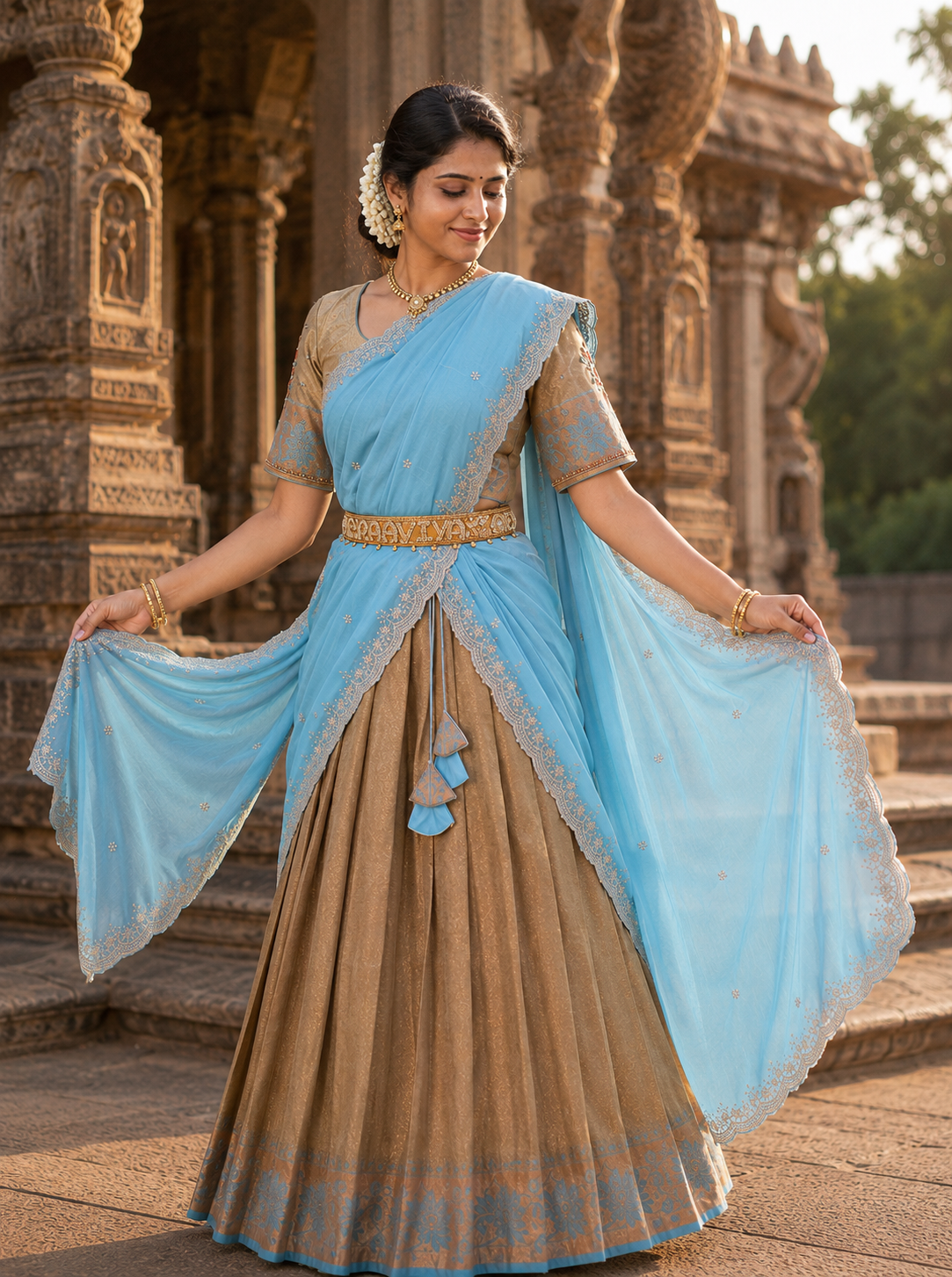 Modern Ethnic Half Saree Collection
