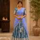 Stylish Pastel Half Saree for Engagement & Party Wear