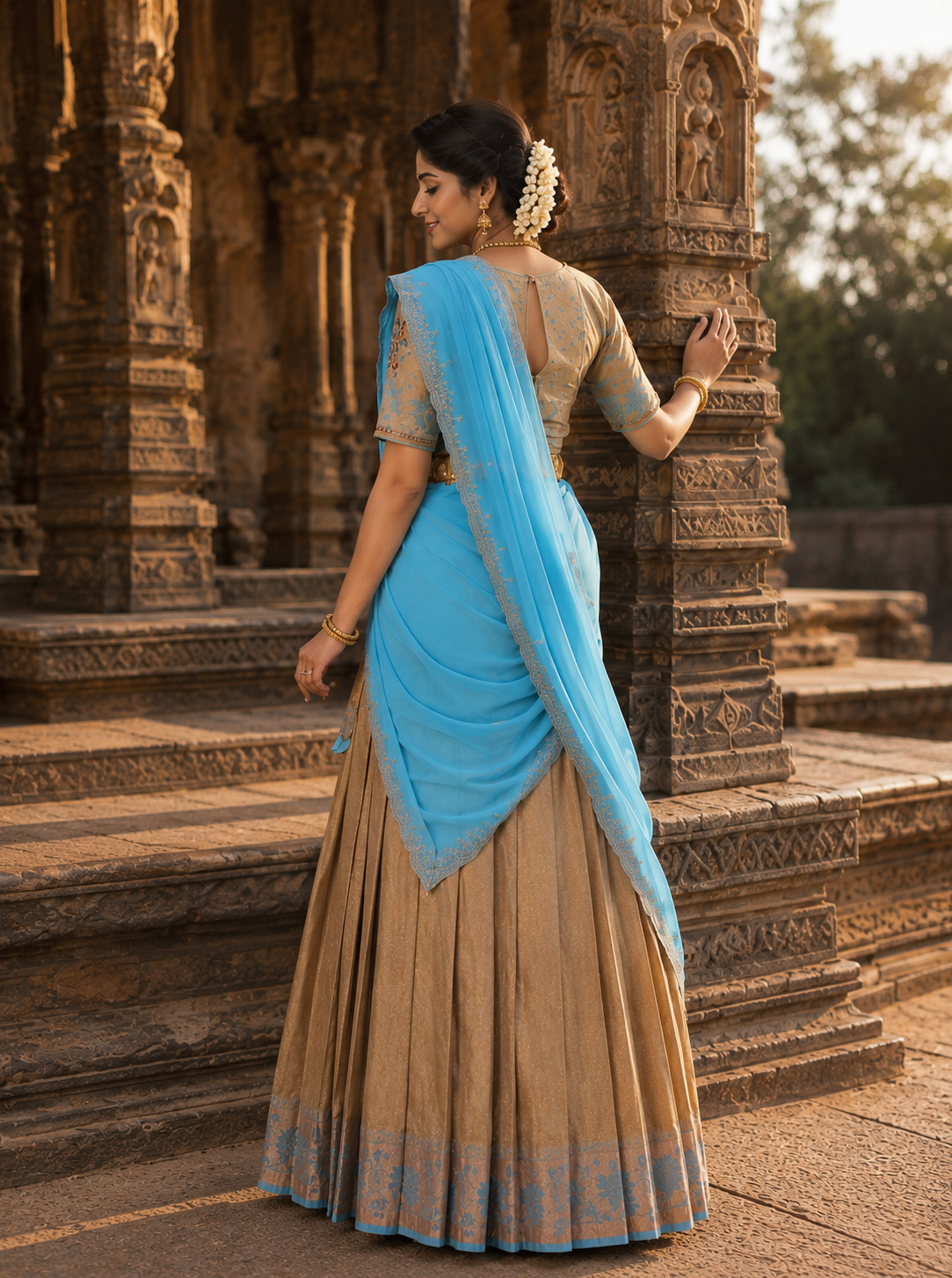 Modern Ethnic Half Saree Collection