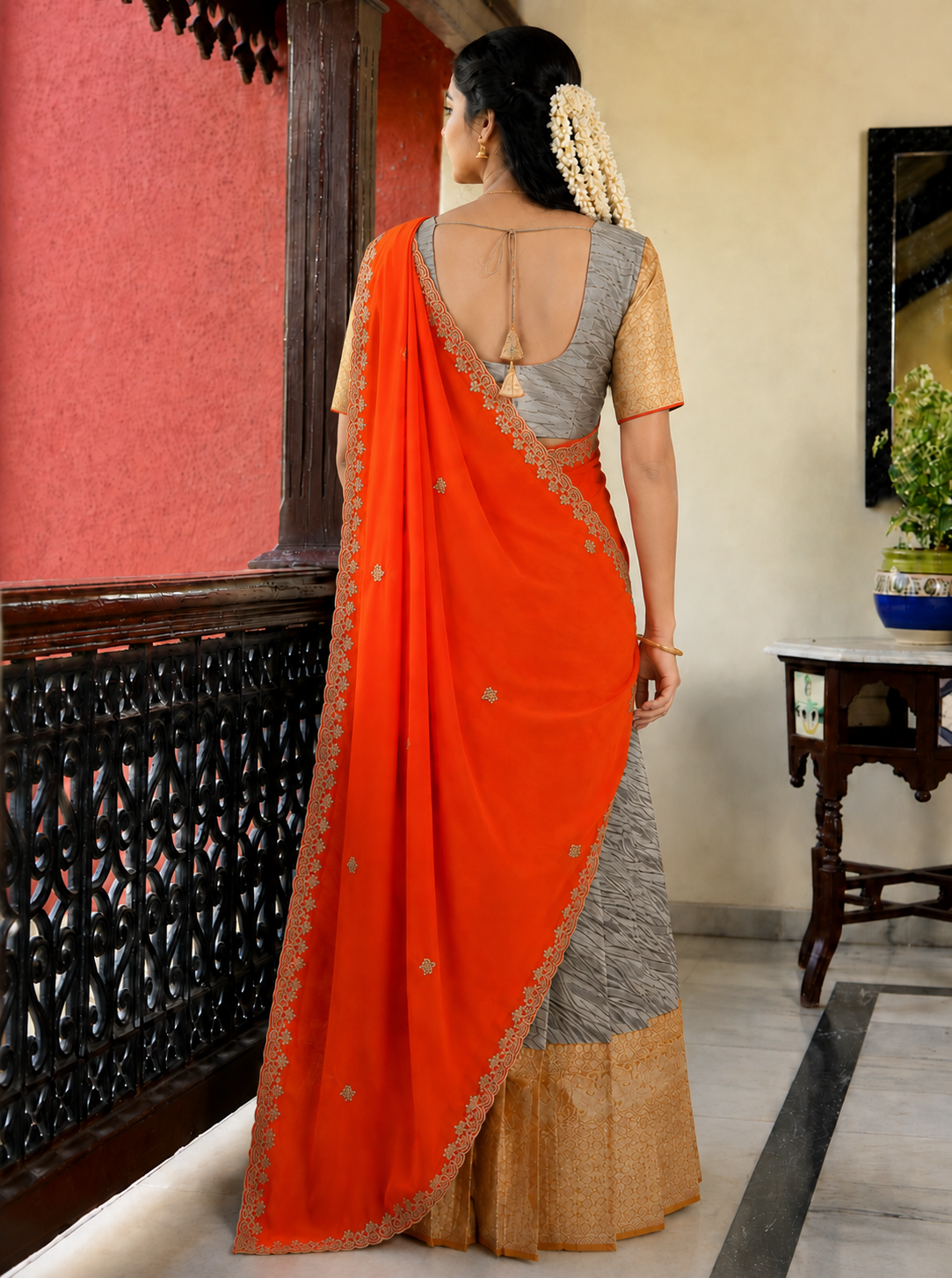 Stylish Ethnic Half Saree for Festive Occasions