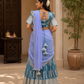 Stylish Pastel Half Saree for Engagement & Party Wear
