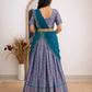 Trendy Ethnic Half Saree with Elegant Rich Border Design