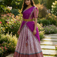 Bridal Style South Indian Half Saree