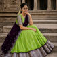 Designer Semi Silk Half Saree with Traditional Look