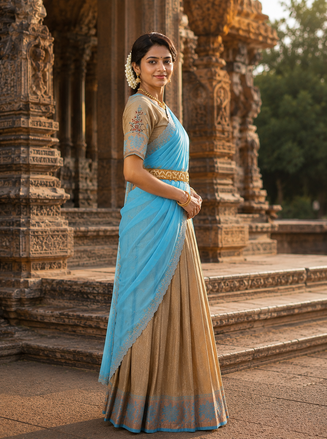Modern Ethnic Half Saree Collection