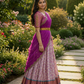 Bridal Style South Indian Half Saree